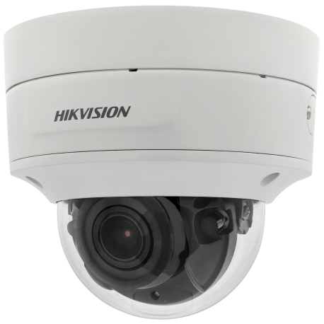 Cámara minidomo ip de 8 megapíxeles y óptica varifocal motorizada (zoom)