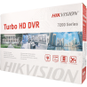 Grabador 5 en 1 (hd-cvi, hd-tvi, ahd, analógico y ip) HIKVISION PRO de 4 canales y 8 mpx de resolución máxima