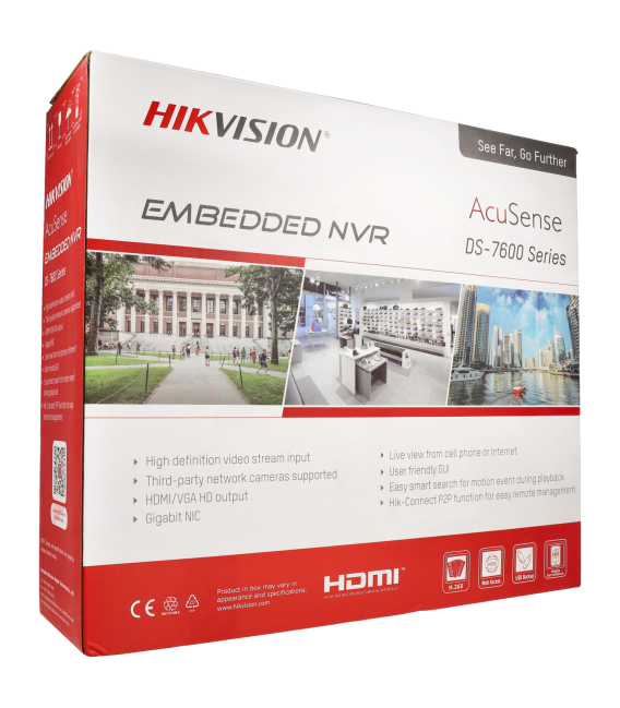 Grabador ip HIKVISION PRO de 16 canales y 32 mpx de resolución