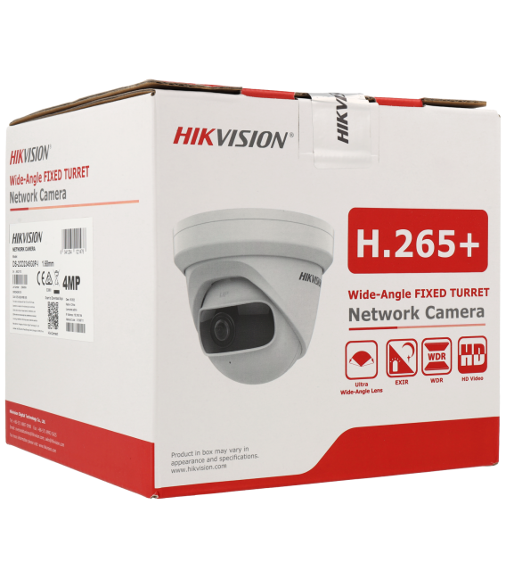 Cámara HIKVISION PRO minidomo ip de 5 megapíxeles y óptica fija 