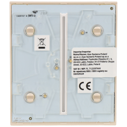 Panel de interruptor central doble AJAX
