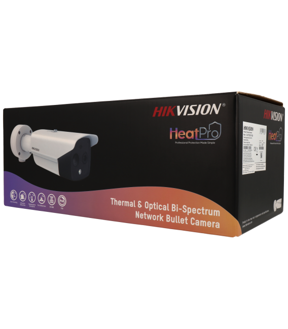 C&aacute;mara dual (t&eacute;rmica / real) HIKVISION PRO con &oacute;ptica de 9.7 mm 