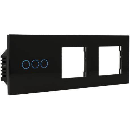 Kit con panel triple e interruptor