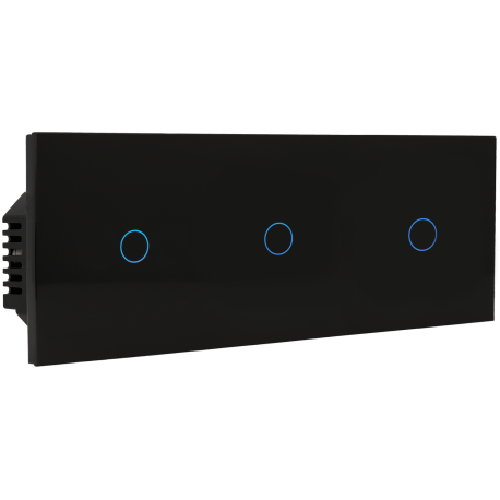 Kit con panel triple e interruptor