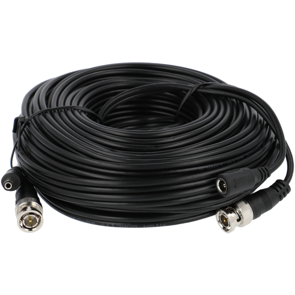 Cable  combinado coaxial / alimentación de 20 m
