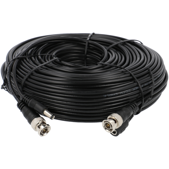 Cable combinado coaxial / alimentación de 30 m
