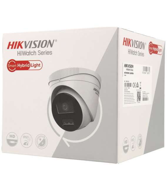 Cámara HIKVISION minidomo ip de 2 megapíxeles y óptica fija 