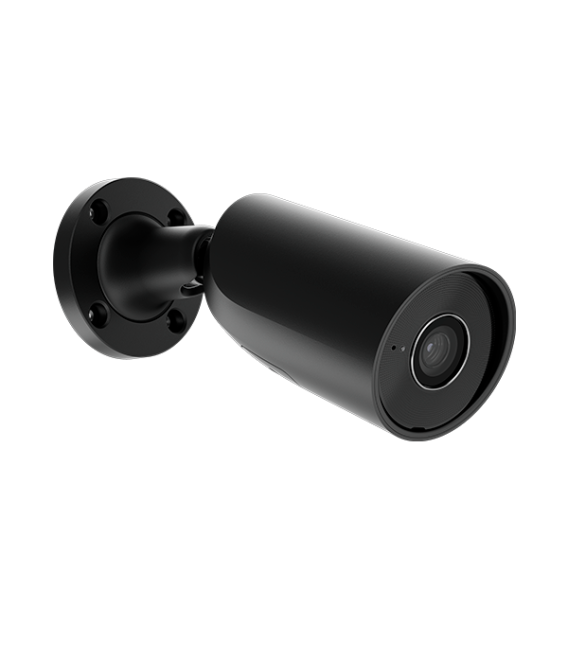 Cámara bullet ip de 5 megapíxeles y óptica fija