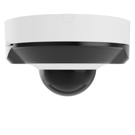Cámara minidomo ip de 8 megapíxeles y óptica fija
