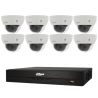 Kit de 8 cámaras IP Dahua con grabador PoE