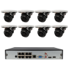 Kit de 8 cámaras IP Dahua con grabador PoE