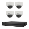 Kit de 4 cámaras IP Hikvision con grabador PoE