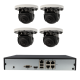 Kit de 4 cámaras IP Hikvision con grabador PoE