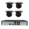 Kit de 4 cámaras IP Hikvision con grabador PoE