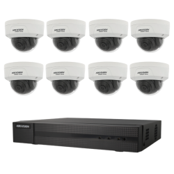 Kit de 8 cámaras IP Hikvision con grabador PoE