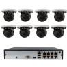 Kit de 8 cámaras IP Hikvision con grabador PoE