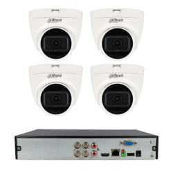 Kit de 4 cámaras HDCVI Dahua