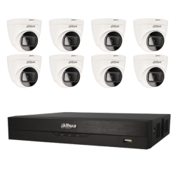 Kit de 8 cámaras HDCVI Dahua