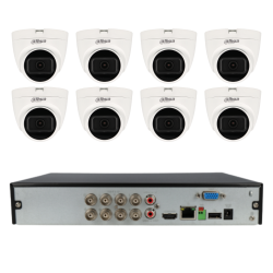 Kit de 8 cámaras HDCVI Dahua