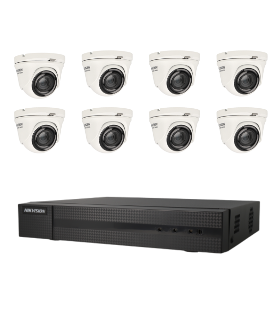 Kit de 8 cámaras 4en1 Hikvision