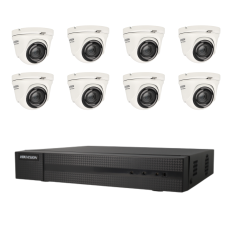 Kit de 8 cámaras 4en1 Hikvision