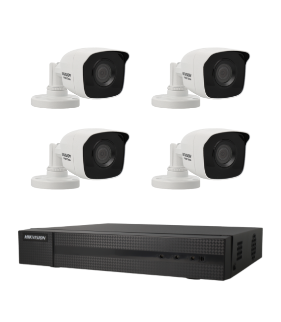 Kit de 4 cámaras bullet 4en1 Hikvision