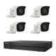 Kit de 4 cámaras bullet 4en1 Hikvision
