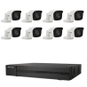 Kit de 8 cámaras bullet 4en1 Hikvision