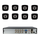 Kit de 8 cámaras bullet 4en1 Hikvision