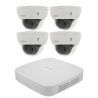 Kit de 4 cámaras IP Dahua con grabador PoE