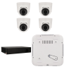 Kit de 4 cámaras IP minidomo Ajax