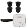 Kit de 4 cámaras IP minidomo Ajax