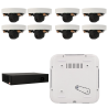 Kit de 8 cámaras IP minidomo Ajax