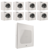 Kit de 8 cámaras IP minidomo Ajax