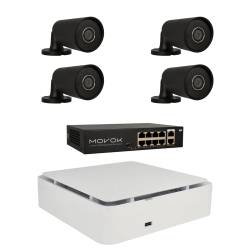 Kit de 4 cámaras IP bullet Ajax