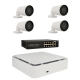 Kit de 4 cámaras IP bullet Ajax