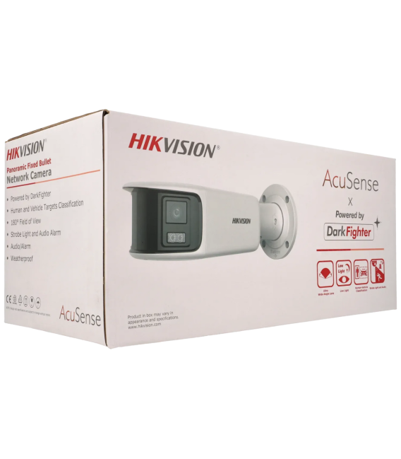 Cámara panorámica IP de 4 megapíxeles y óptica fija