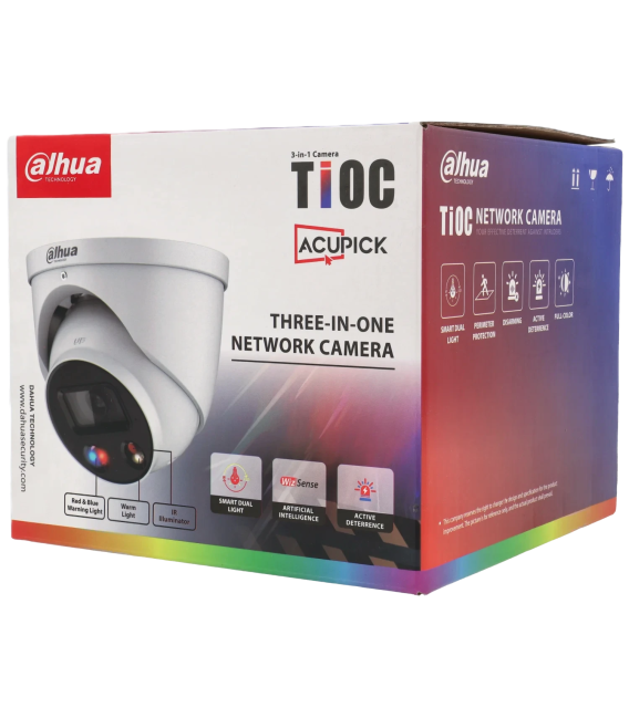 C&aacute;mara minidomo ip de 5 megap&iacute;xeles y &oacute;ptica fija