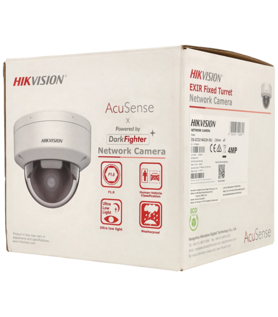 C&aacute;mara HIKVISION minidomo ip de 4 megap&iacute;xeles y &oacute;ptica fija 