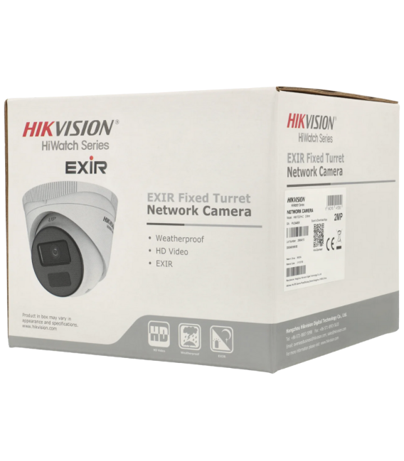 C&aacute;mara minidomo IP de 2 megap&iacute;xeles y &oacute;ptica fija