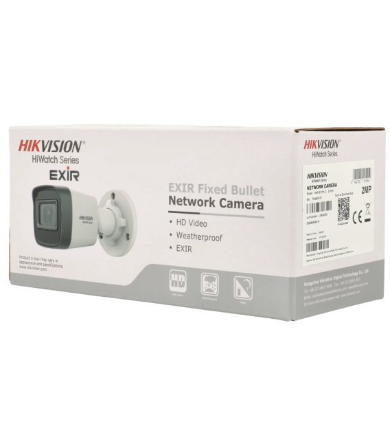 C&aacute;mara bullet HIKVISION ip de 2 megap&iacute;xeles y &oacute;ptica fija