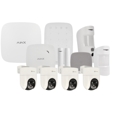 Kit para oficina pequeña Ajax y videovigilancia