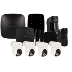 Kit de alarma Ajax y videovigilancia