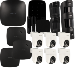 Kit de alarma Ajax y videovigilancia