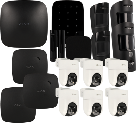 Kit para oficina grande Ajax y videovigilancia