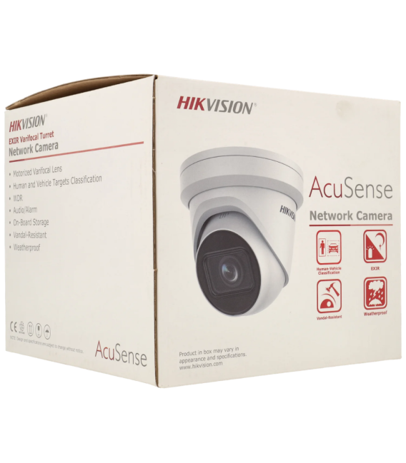 C&aacute;mara minidomo ip HIKVISION de 4 megap&iacute;xeles y &oacute;ptica varifocal motorizada (zoom)