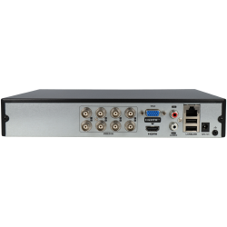 Grabador 5 en 1 (hd-cvi, hd-tvi, ahd, analógico y ip) HIKVISION de 8 canales y 1 mpx de resolución máxima
